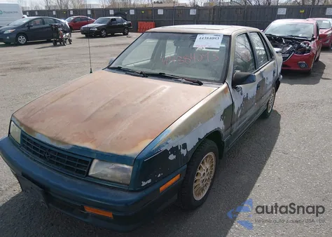 1993 Plymouth Sundance Duster from USA, damaged, VIN 1P3XP6832PN556917